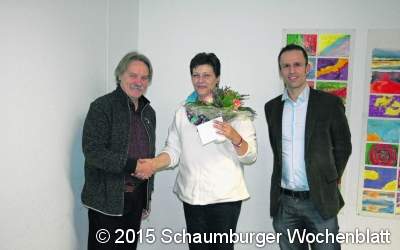 Überraschung für Kursteilnehmerin