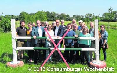 Fahrradexkursion am Freitag entlang der geplanten Bahntrasse des BVWP