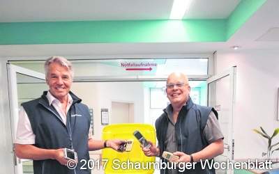 Handys abgeben und Gutes tun