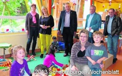 Den Kindergarten trockengelegt, der Wasserschaden ist Vergangenheit