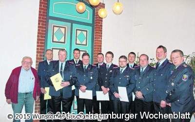 Feuerwehrleute befördert
