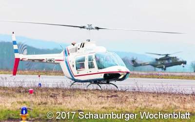 Neue Hubschrauber am Himmel über dem Schaumburger Land