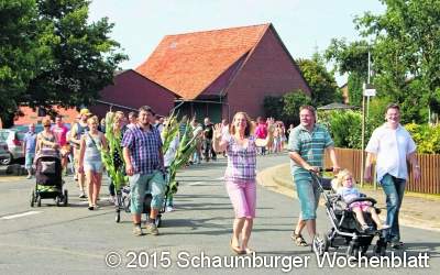 Ernteumzug rollt und spaziert 