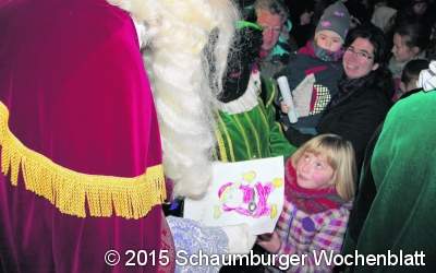 Selbst gemalte Bilder für den Sinterklaas