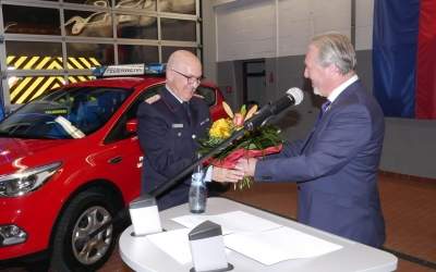 Jens Löffler als Gemeindebrandmeister Rodenberg verabschiedet