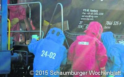Säure auf den Bahngleisen