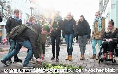 Schüler erinnern an Opfer des Holocaust