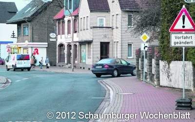 Neue Schilder und bereits ein erster Unfall