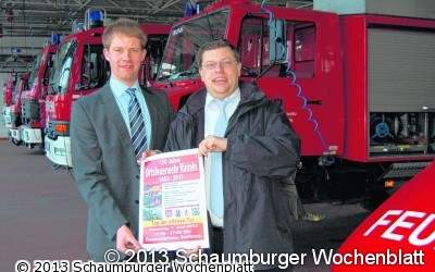Ein großer Zapfenstreich zum 150-jährigen Feuerwehrjubiläum