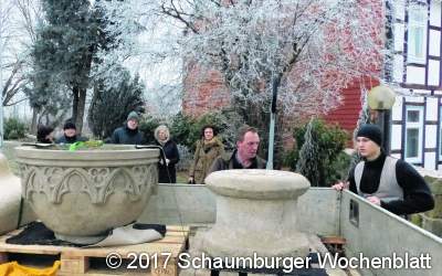Die Reise des Taufsteins nach Wittenberg hat begonnen