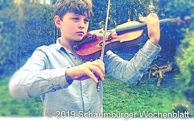 Barockmusik und Balladen, gespielt von einem 12-Jährigen