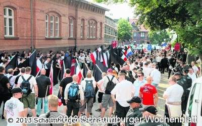 Rechtsextreme kommen diesmal nicht zu ihrem Ziel