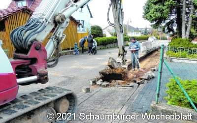 Lückenschluss bei Bürgersteigen