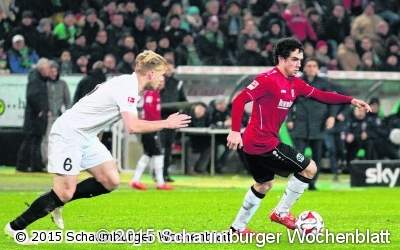 Der Blick geht bei 96 nun nach unten