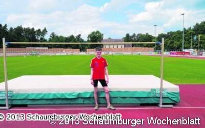 Vincent Höfler kratzt an den zwei Metern