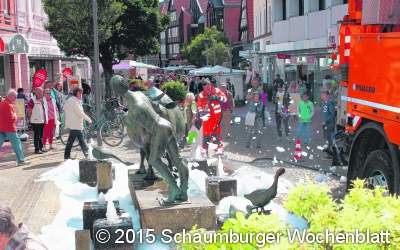 Der Kuhbrunnen schäumt mal wieder