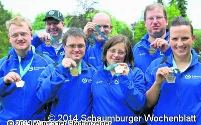 Vier Goldmedaillen, zweimal Silber und einmal Bronze