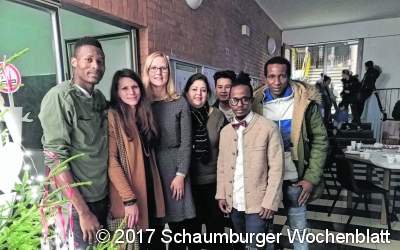 Weihnachtsfeier in der Flüchtlingsunterkunft