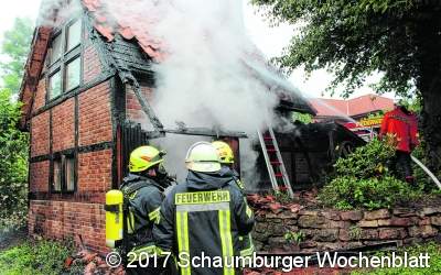 Feuerwehrleute können Schlimmeres verhindern