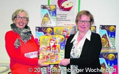 Die Tafel erhält Adventskalender