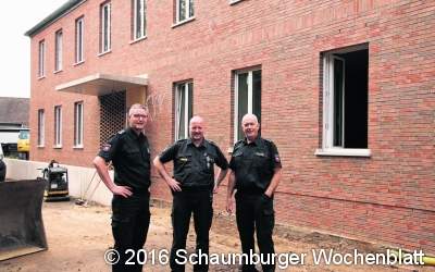 Neubau Polizeidienststelle im Zeitplan