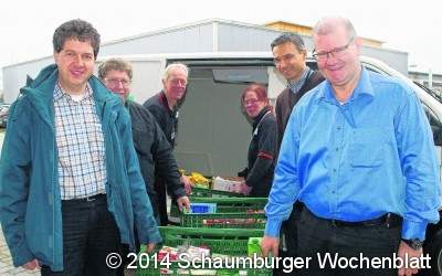 Spendenboxen für die Tafel