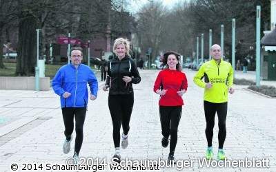 Rein in die Laufschuhe
