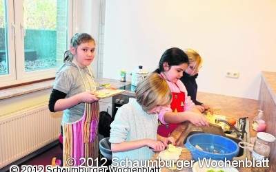Leckeres Treiben in der Schulküche
