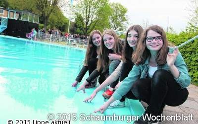 Raphael eröffnet die Badesaison