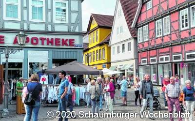 Wenn die Innenstadt
Marktatmosphäre bekommt