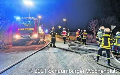 Suche nach dem Brandherd