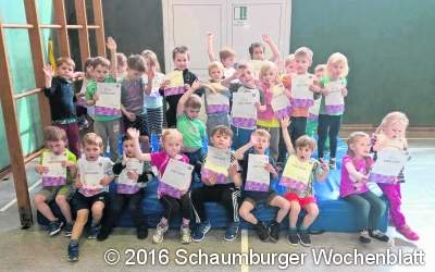 38 Bewegungsabzeichen verteilt