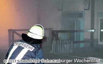 Feuerübung im Schützenhaus