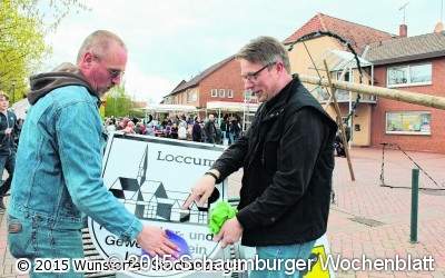Putzaktion zum Maibaumfest