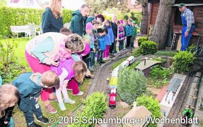 Besuch der Garteneisenbahn