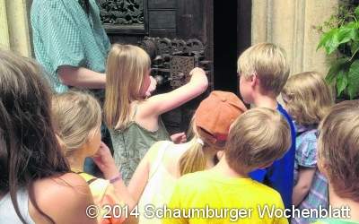 Auf Schatzsuche im Schloss