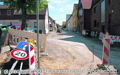 Weniger Parkplätze in Bösingfeld