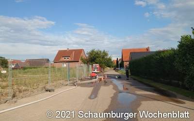Brand eines Wohn-
und Geschäftshauses