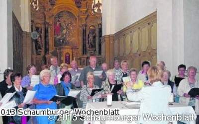 Gemischter Chor gastiert in einer herrlichen Kulisse