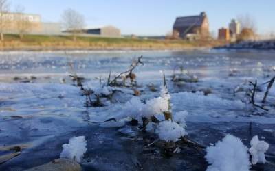 Eisgang auf der Weser