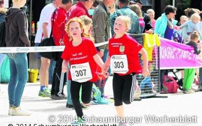 Hunderte von Läufern im Kurpark unterwegs