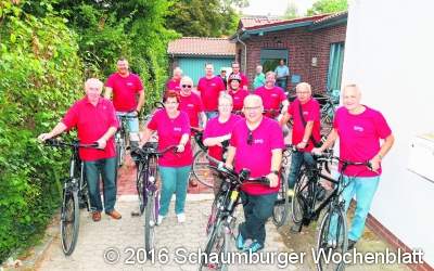 ﻿Wahlkampftour im Fahrradsattel