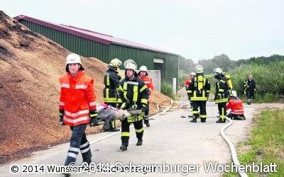 Ortswehren üben