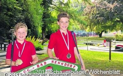 Bahnengolfer auf Erfolgskurs