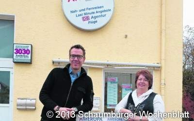 Reisebüro schließt