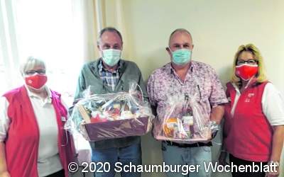 Mundschutz
für die Spender