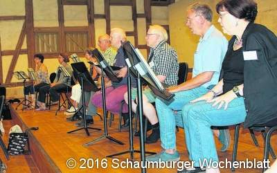 Nicht nur Proben beim Gemischten Chor Rehburg