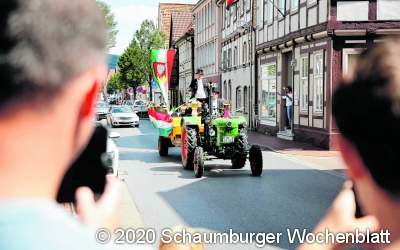 Aktionen des Schützenkomitees
holen Feststimmung in die Stadt