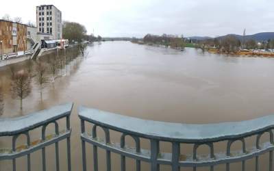 Hochwasser: Stadt kommt glimpflich davon
