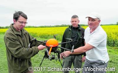 Mit der Drohne nach Rehkitzen suchen